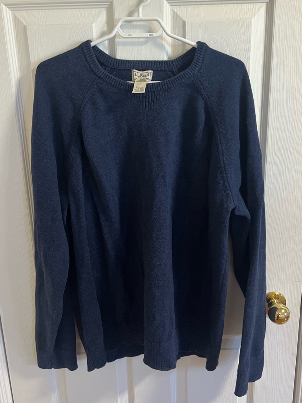 L.L. Bean Navy Blue Crewneck Sweater